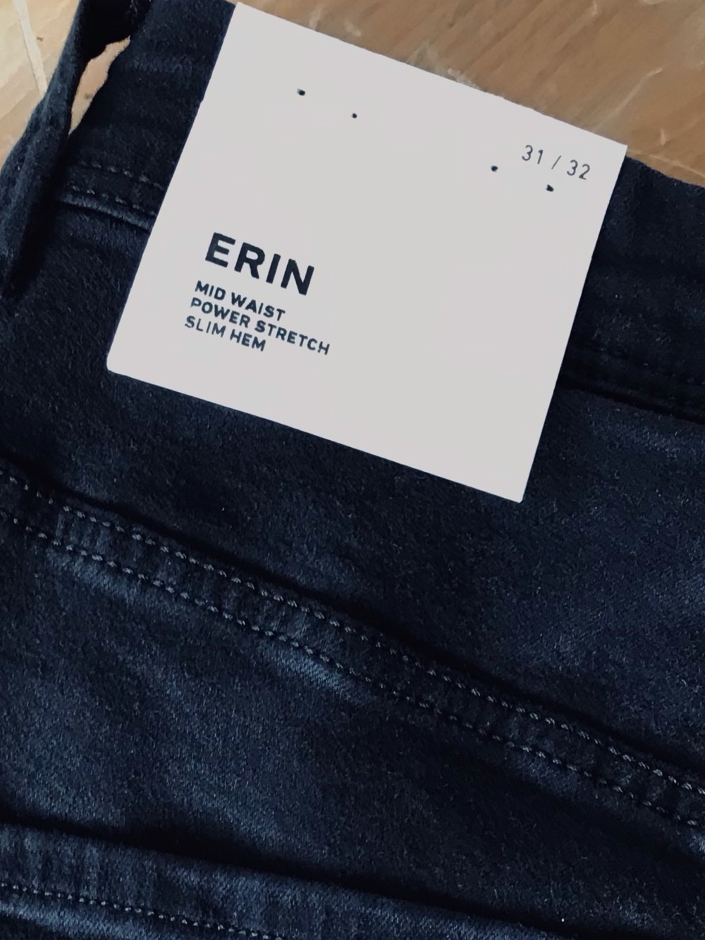 NWT ICHI Power Stretch Slim Fit Denim Black Jeans W31 Everyday Casual Denim - Picture 7 of 9